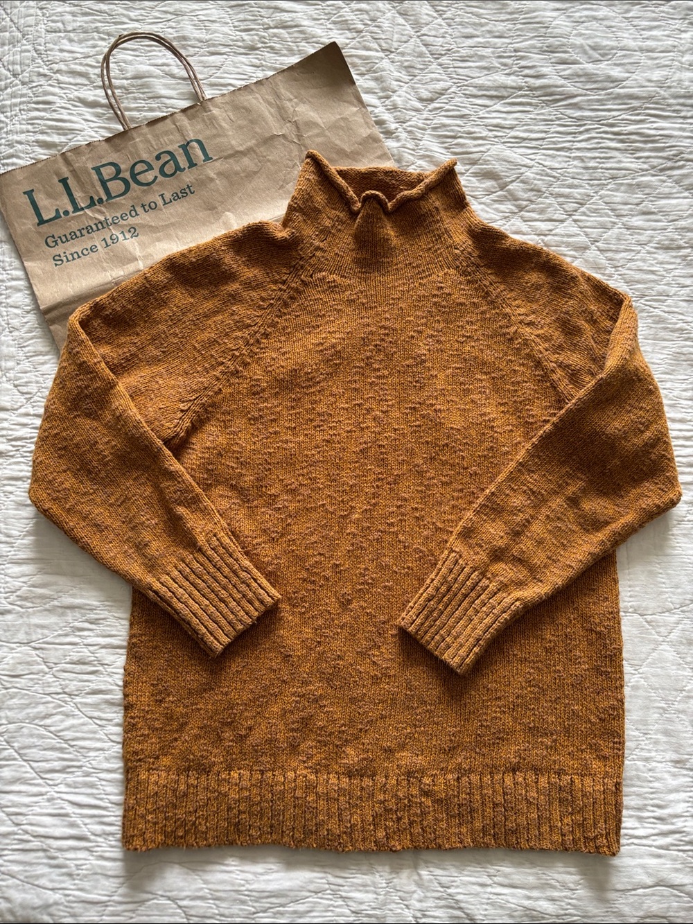 LL Bean Cotton Ragg Sweater